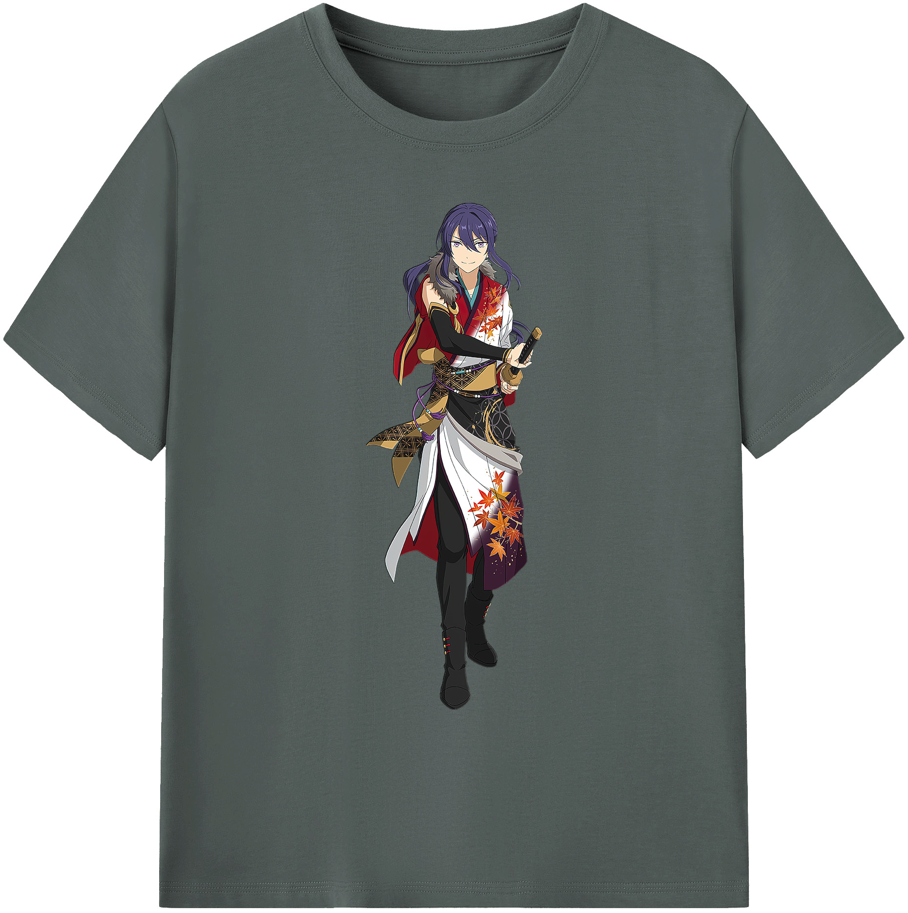 （画像用） あんさんぶるスターズ! Ensemble Stars 綿100％ メンズ半袖Tシャツ｜肌触りやわらか＆通気性